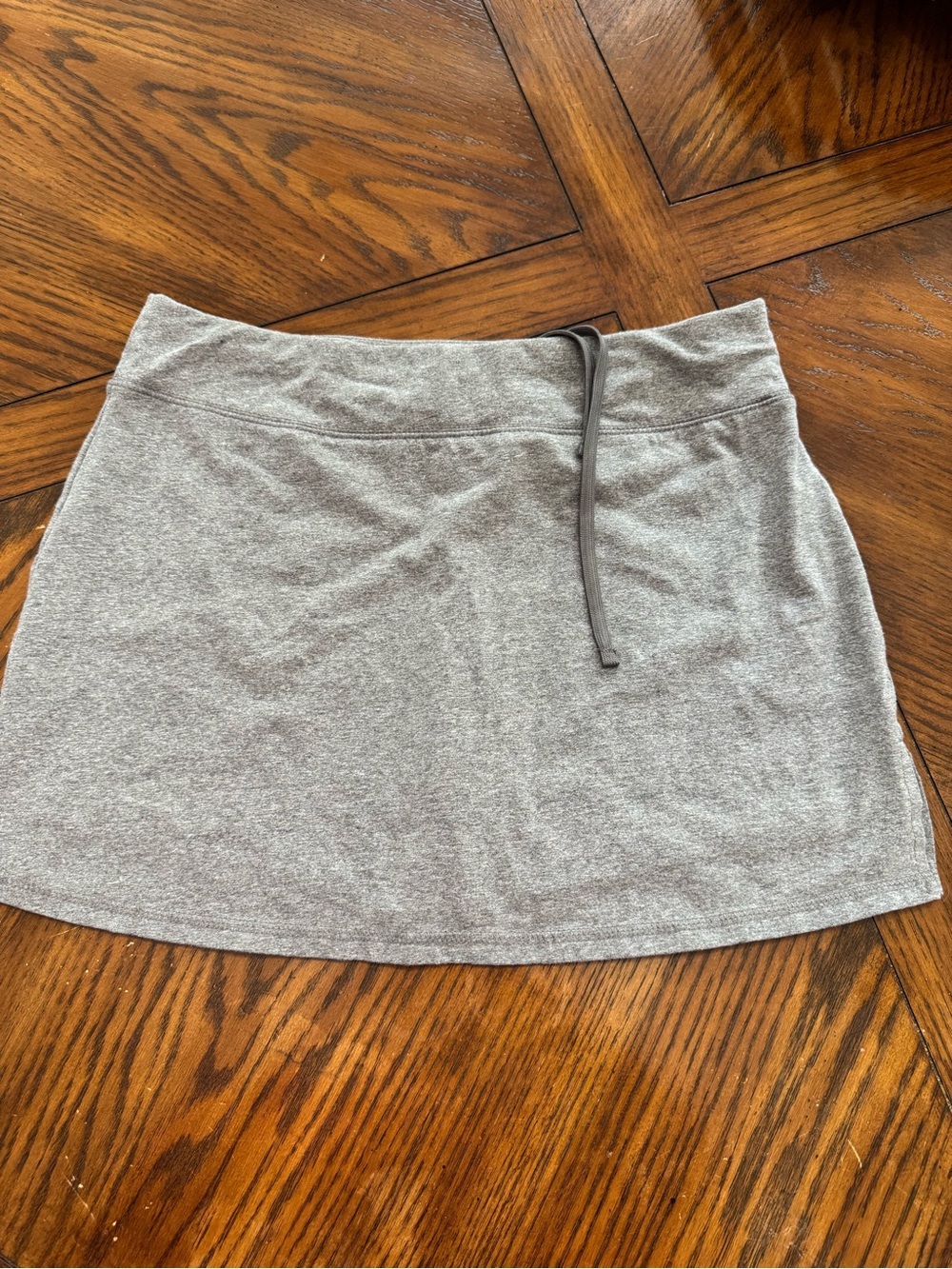 Athletic Works Gray Mini Skort with Drawstring